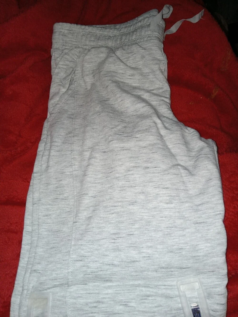 Avia Girls Quilted Joggers Gray Sweatpants Size XLarge 14-16